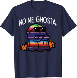 No Me Ghosta Gusta Pun Funny Ghost Mexican Halloween Spanish T-Shirt - T-Shirt | Navy