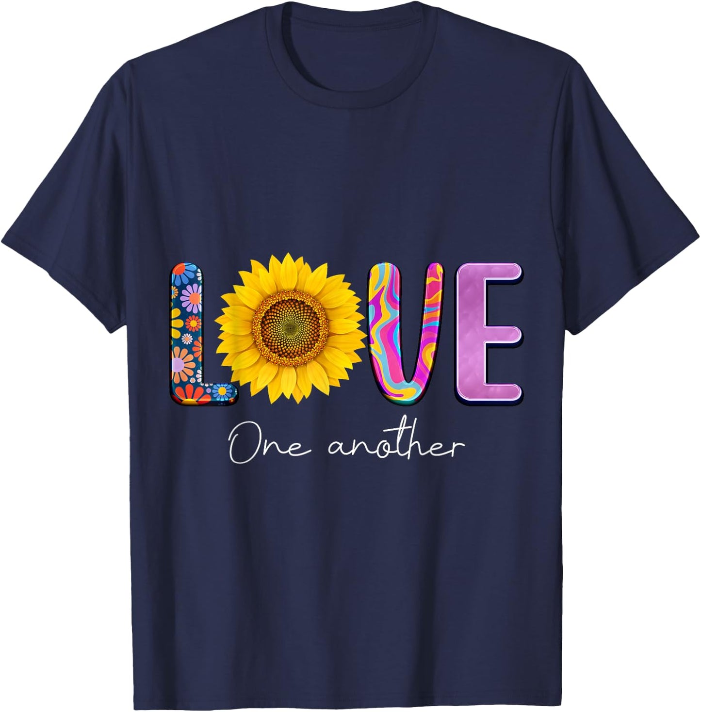 Love One Another T-Shirt - T-Shirt | Navy