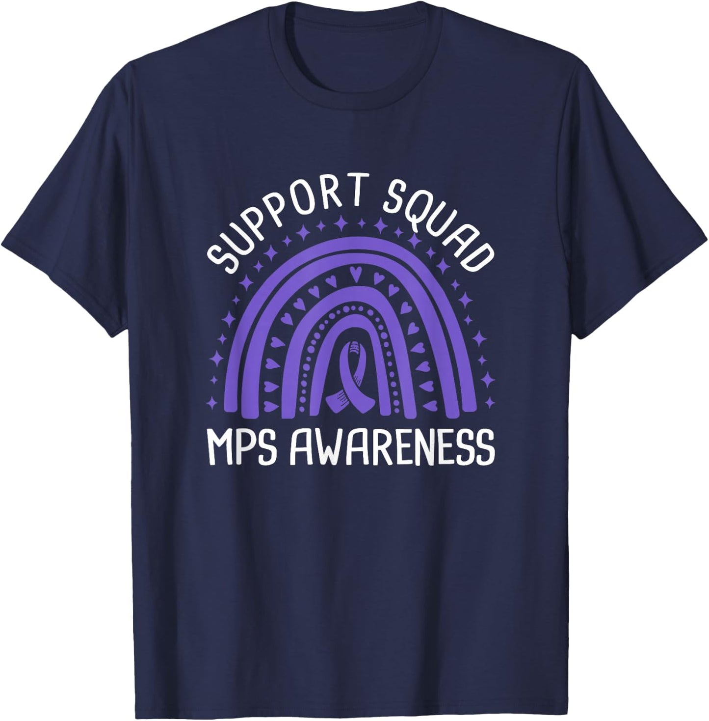 Support Squad MPS Awareness T-Shirt - T-Shirt | Navy