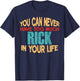 Funny Rick Personalized First Name Joke Item T-Shirt - T-Shirt | Navy