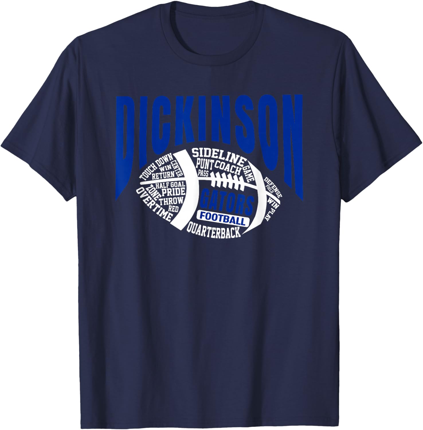 Dickinson High School - Dickinson Gators T-Shirt - T-Shirt | Navy