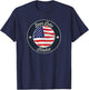 Bear Lake - Patriotic Idaho Souvenir T-Shirt - T-Shirt | Navy