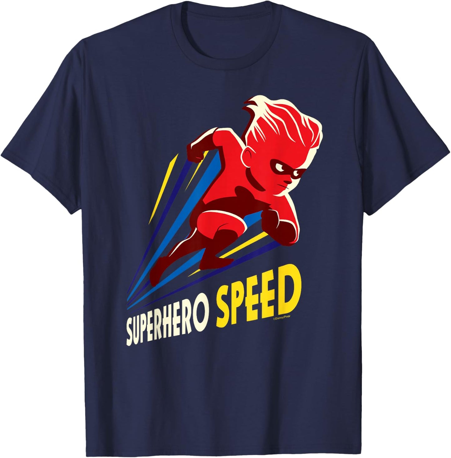 Disney and Pixar’s The Incredibles Dash Superhero Speed Race T-Shirt - T-Shirt | Navy
