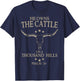 He Owns The Cattle On A Thousand Hills T-Shirt - T-Shirt | Navy