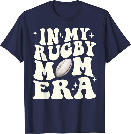 In my rugby mom era T-Shirt - T-Shirt | Navy