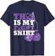 This Is My Fight Shirt Hodgkin Lymphoma Fighter Strong T-Shirt - T-Shirt | Navy