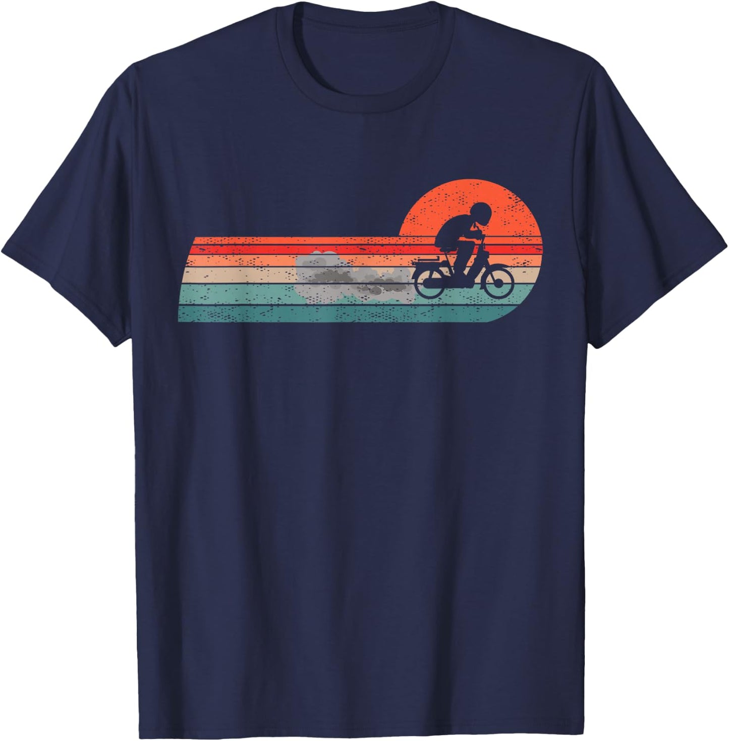 Moped Bike Mofas Moped Motorcycle Moped T-Shirt - T-Shirt | Navy