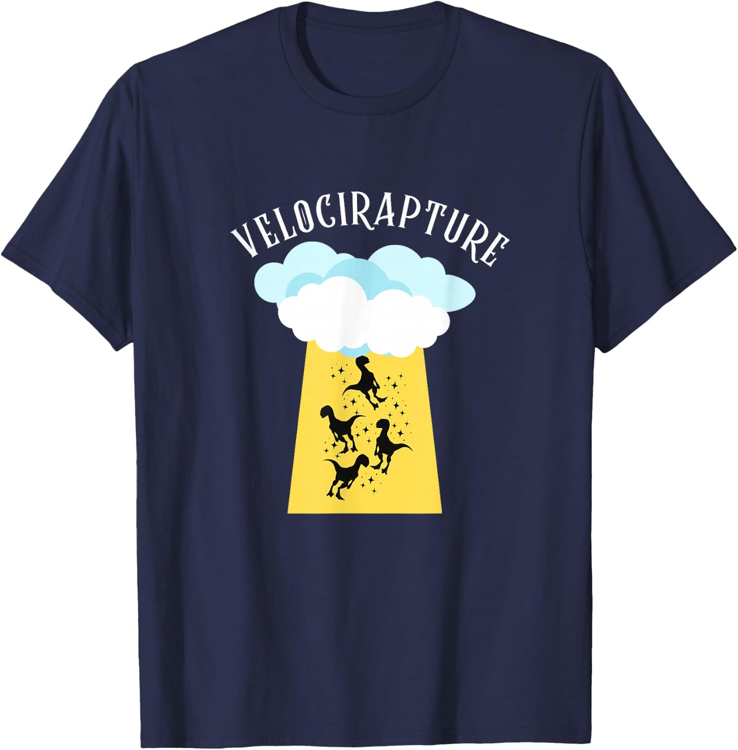 Velocirapture - Funny Dinosaur Raptor Joke T-Shirt - T-Shirt | Navy