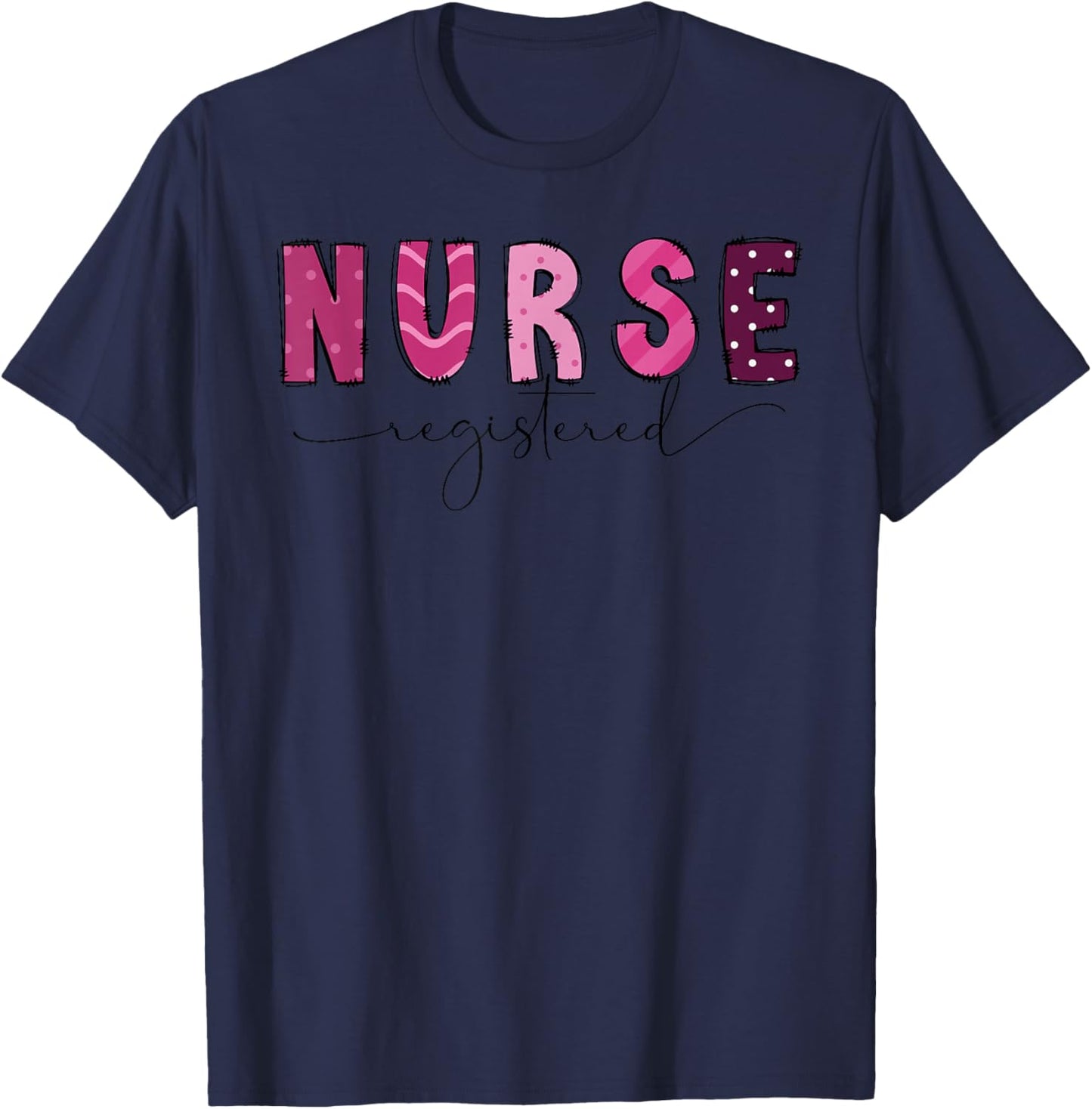 RN Nurse Registered Nurse Nursing School Women T-Shirt - T-Shirt | Navy