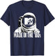 Mademark x MTV - MTV Astronaut in Space Made in the 80s Retro MTV Logo T-Shirt - T-Shirt | Navy
