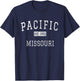 Pacific Missouri MO Vintage T-Shirt - T-Shirt | Navy