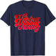 Red Vibing Red Color Graphic T-Shirt - T-Shirt | Navy