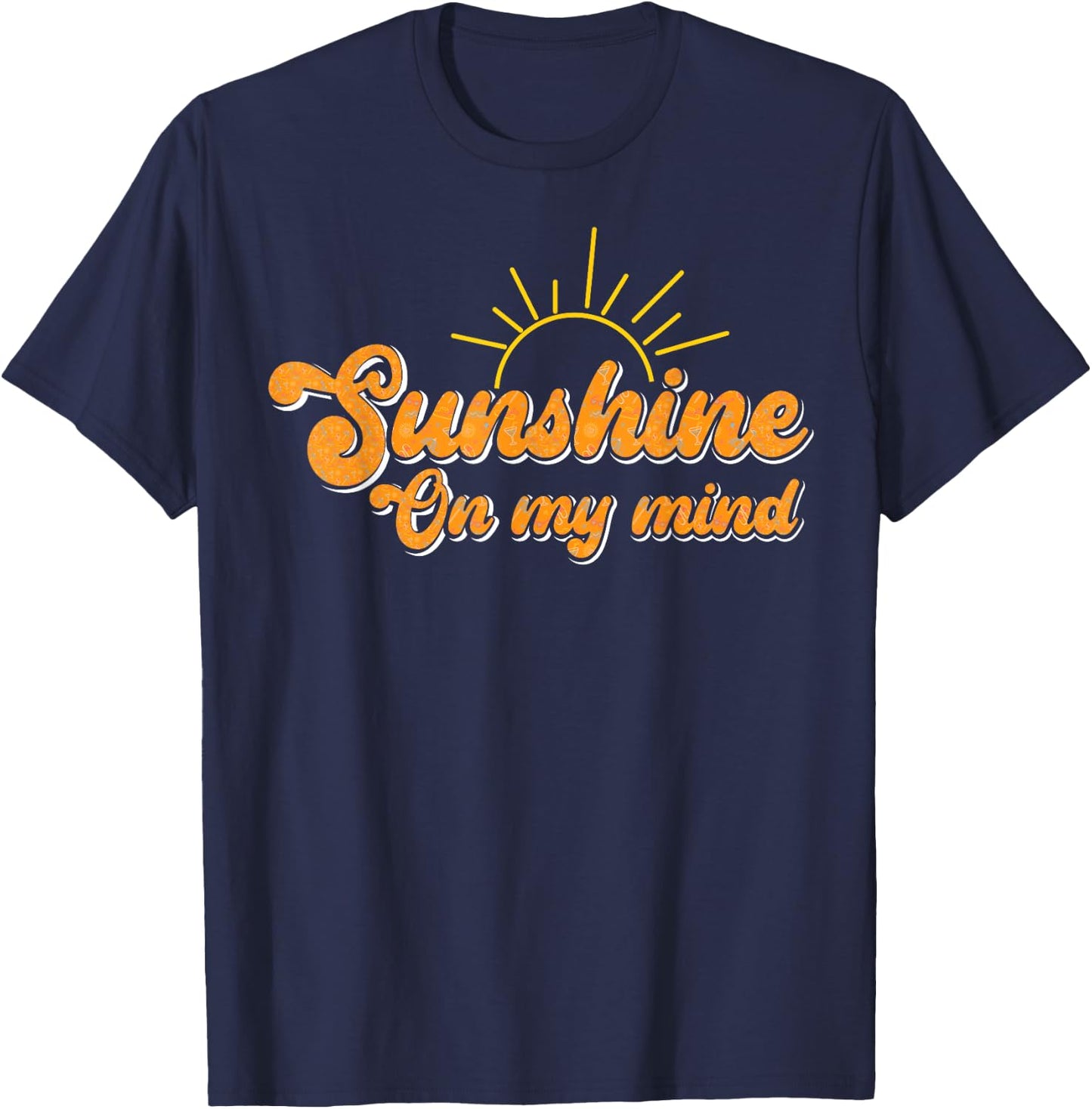 Sunshine On My Mind T-Shirt - T-Shirt | Navy