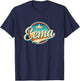 Eema Retro Name Funny Vintage Style Mother Mama T-Shirt - T-Shirt | Navy