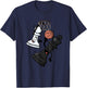Chess Pawn Dunking on King T-Shirt - T-Shirt | Navy