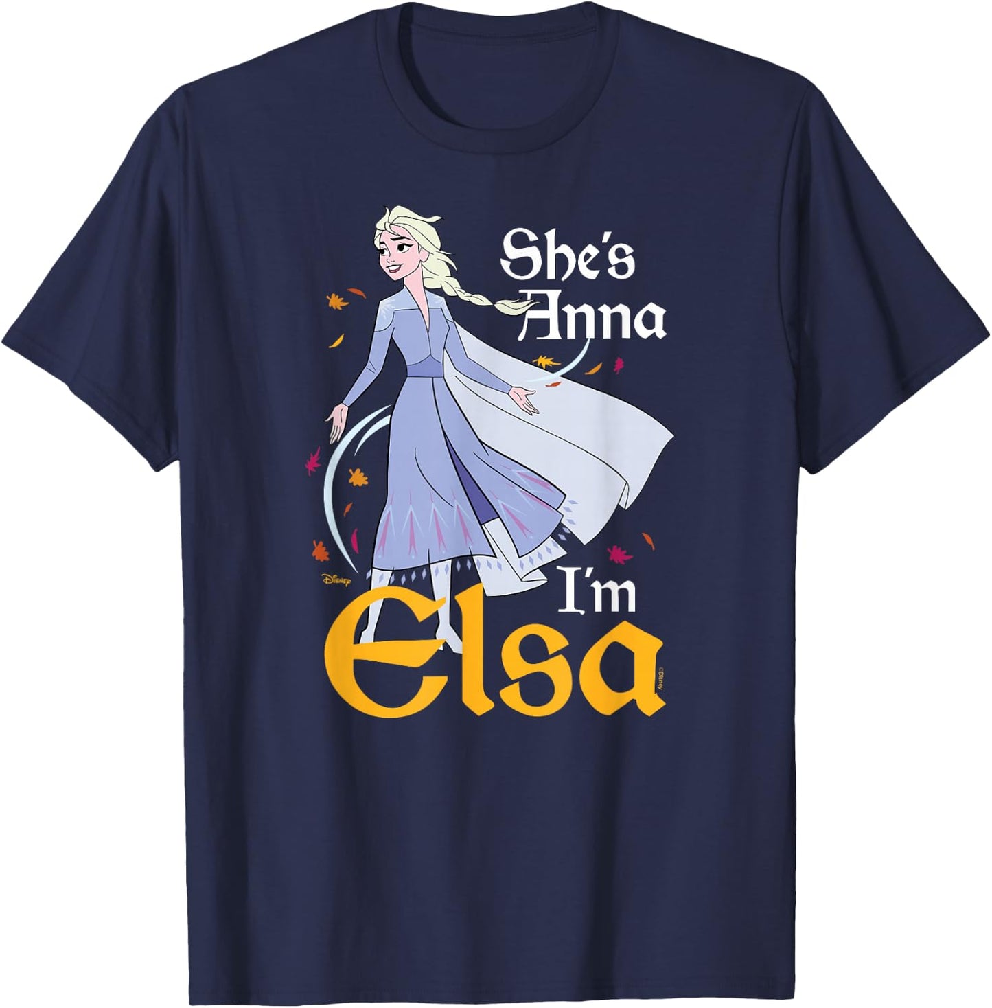 Frozen - She's Anna I'm Elsa T-Shirt - T-Shirt | Navy