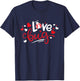 Love Bug Valentine's Day T-Shirt - T-Shirt | Navy