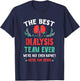 The Best Dialysis Team Ever Nurse Kidney Joke Hemodialysis T-Shirt - T-Shirt | Navy