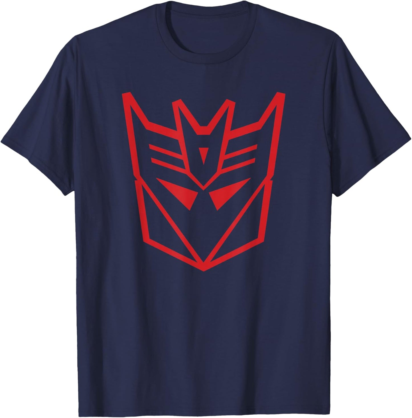 Transformers Decepticons Iconic Red Classic Logo T-Shirt - T-Shirt | Navy