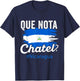 Nicaragua Flag Camiseta Nicaraguan Que Notal Chatel Nica T-Shirt - T-Shirt | Navy