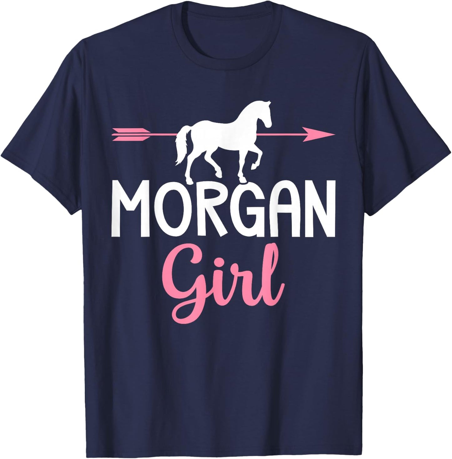 Morgan Girl Morgan Horse Girl Horses Lover T-Shirt - T-Shirt | Navy