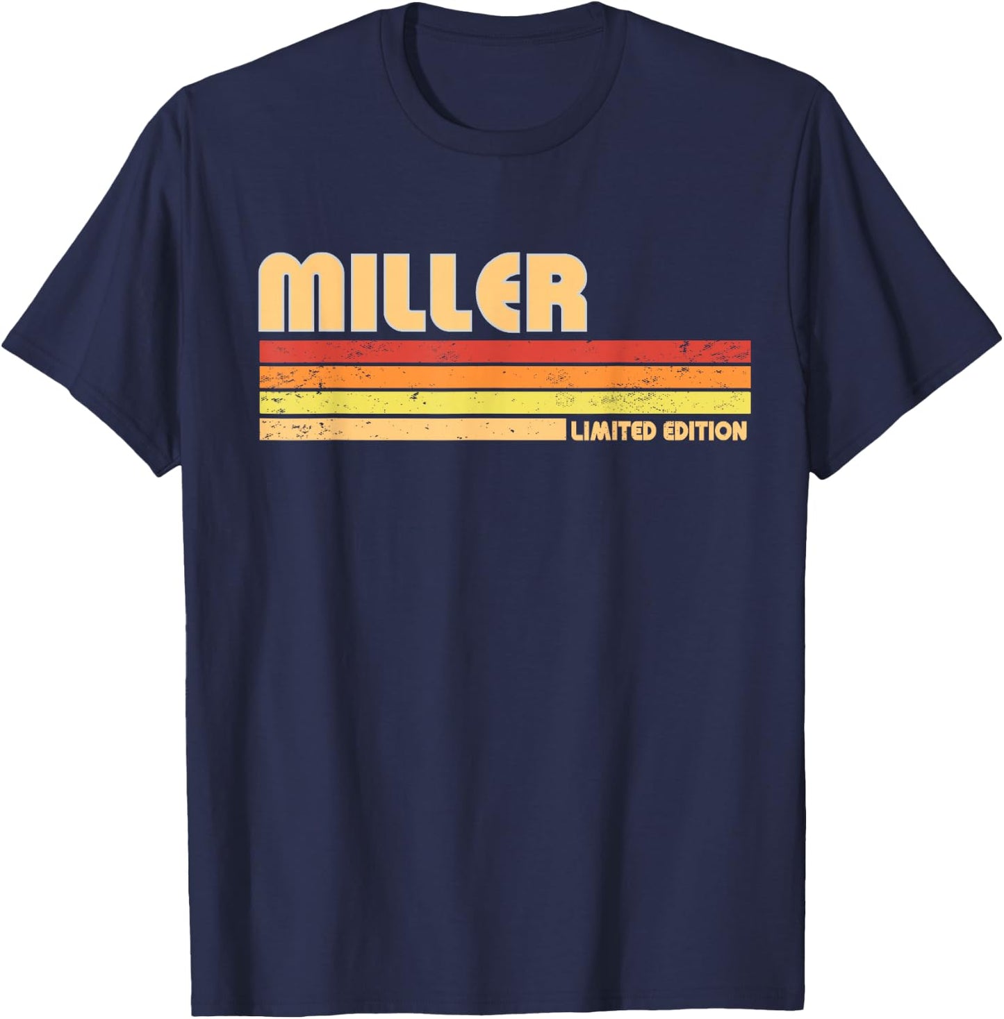 MILLER Funny Personalized Title Profession Birthday Idea T-Shirt - T-Shirt | Navy