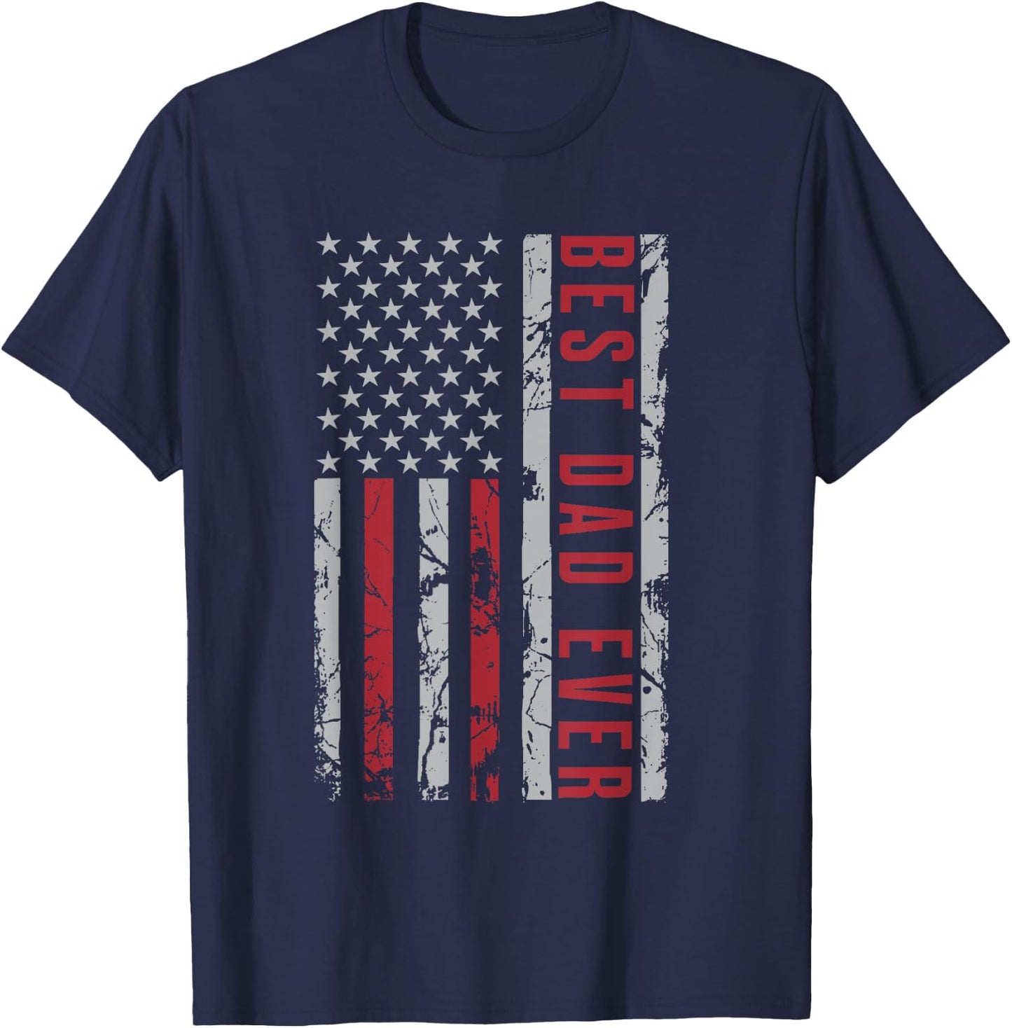Best Dad Ever Fathers day T-Shirt - T-Shirt | Navy