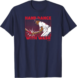 Ron Washington - Hand Dance - Atlanta Baseball T-Shirt - T-Shirt | Navy