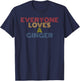 Everyone Loves a Ginger Retro Vintage Redhead Pride Design T-Shirt - T-Shirt | Navy