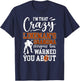 Crazy Football Lineman Grandma Of A Football Lineman T-Shirt - T-Shirt | Navy