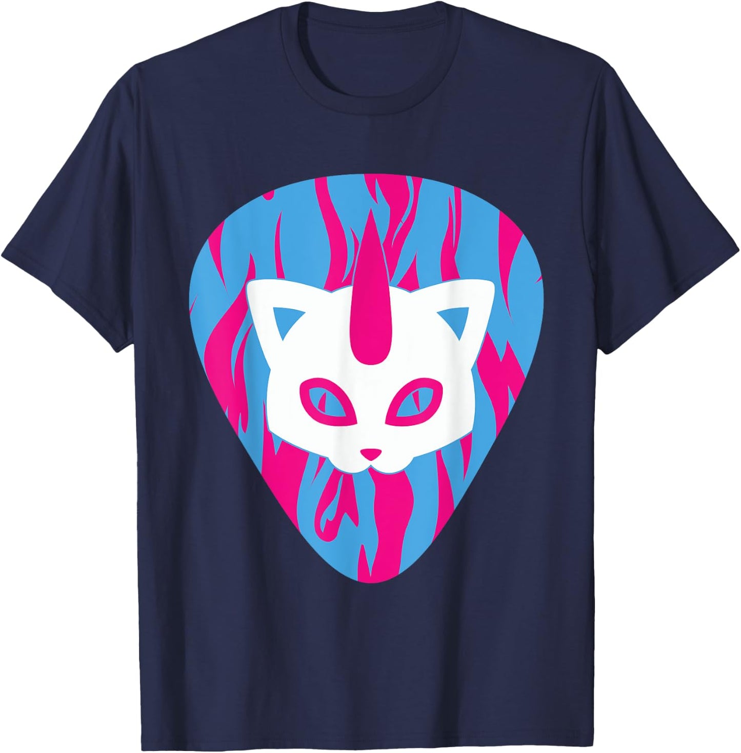 Miraculous Ladybug Glam Rock Kitty Section Guitar Pick T-Shirt - T-Shirt | Navy