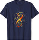 Music Note DNA Double Helix Music In The DNA T-Shirt - T-Shirt | Navy