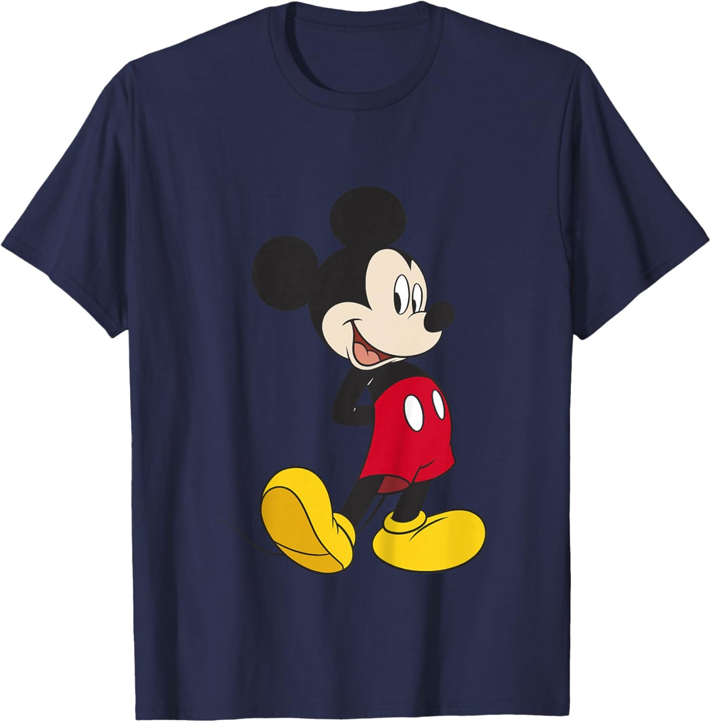 Kids Disney Mickey and Friends Mickey Mouse Classic Pose Youth T-Shirt - T-Shirt | Navy