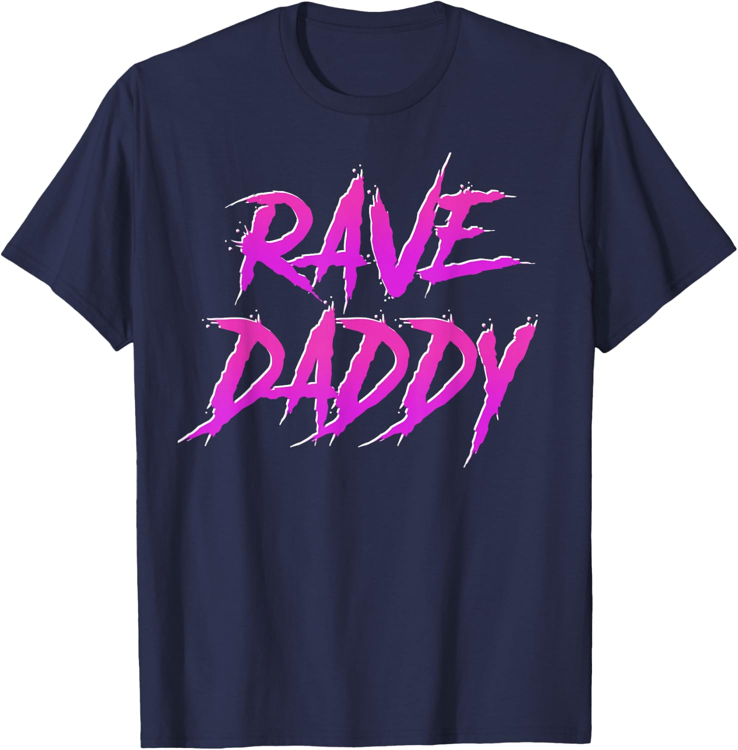 Techno Music EDM Party Raver Festival Rave Daddy T-Shirt - T-Shirt | Navy