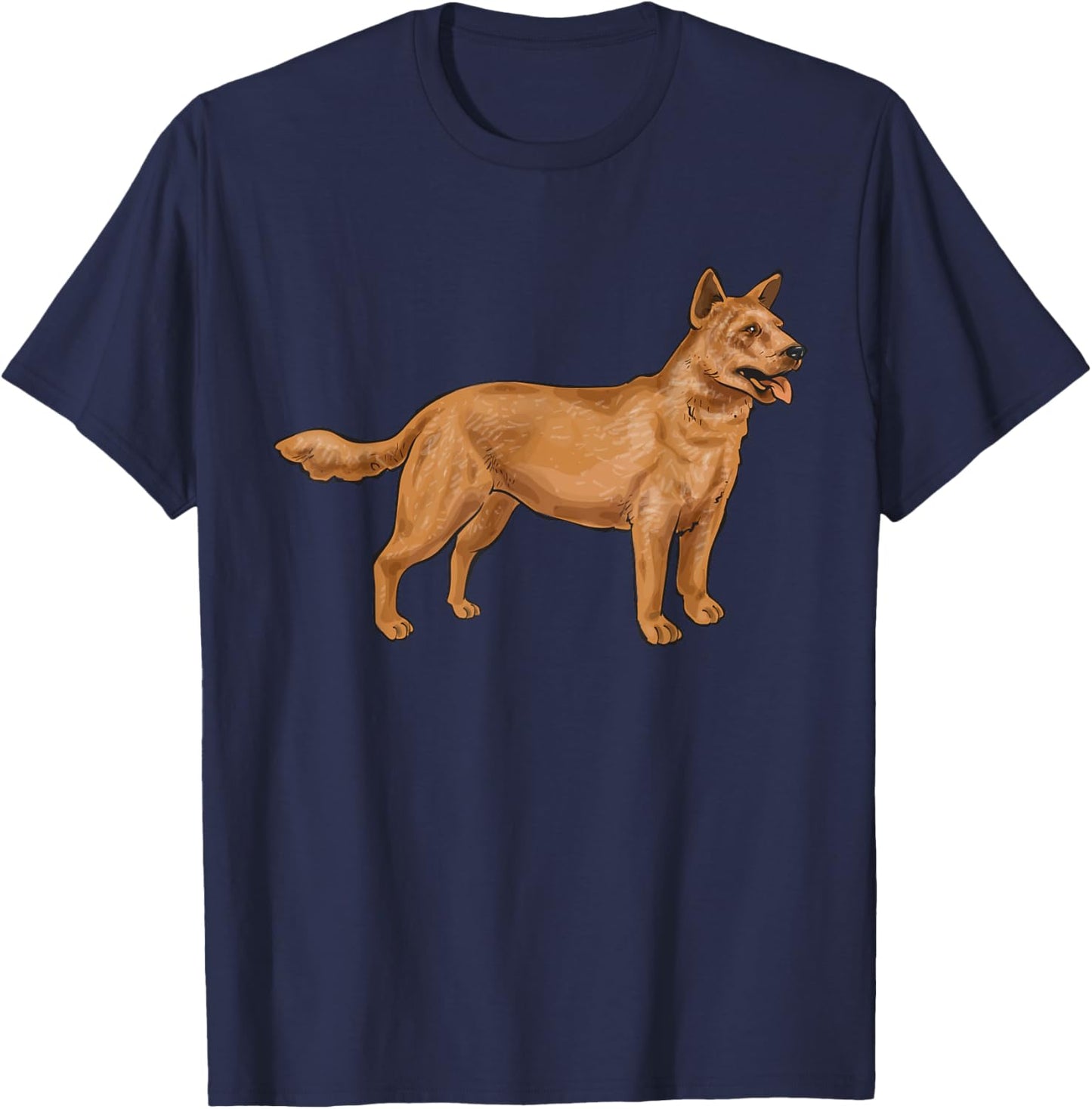 Red Heeler Australian Cattle Dog Women Kids T-Shirt - T-Shirt | Navy