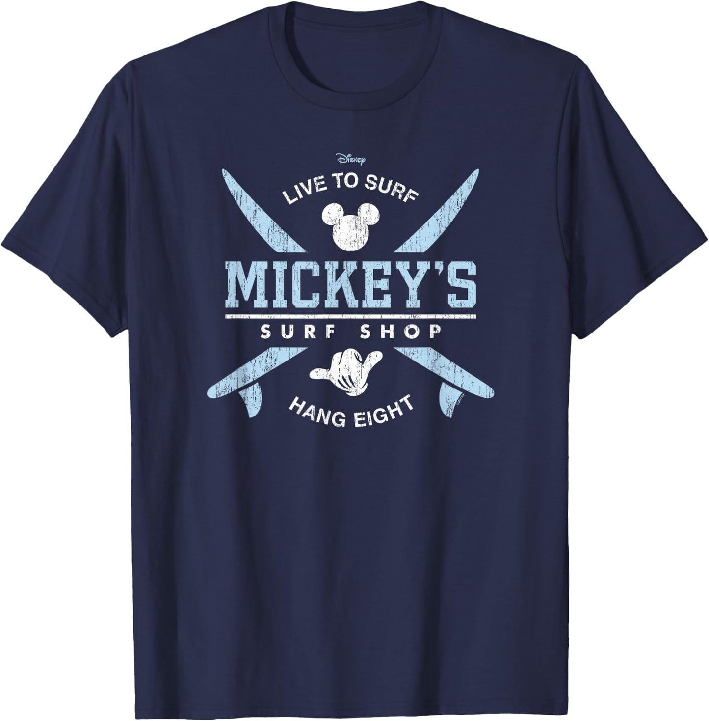 Disney - Mickey's Surf Shop T-Shirt - T-Shirt | Navy