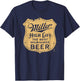 Miller High Life - Vintage Crest T-Shirt - T-Shirt | Navy