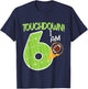 American Football Birthday I 6 years old T-Shirt - T-Shirt | Navy