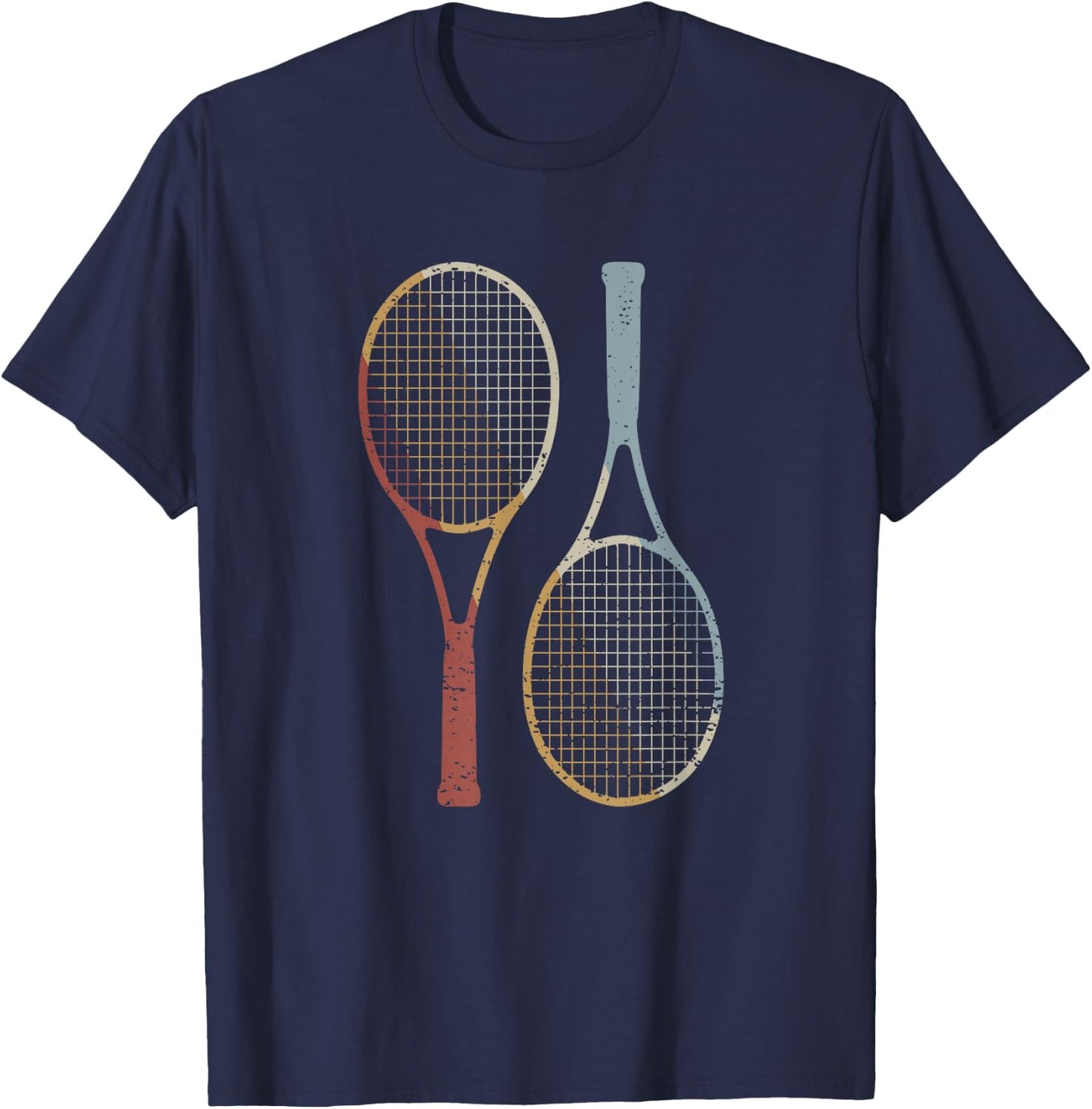 Tennis retro style vintage T-Shirt - T-Shirt | Navy