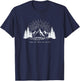 Life Peaks and Valleys Are Beautiful - Enjoy the Ride T-Shirt - T-Shirt | Navy