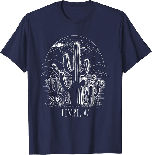 Tempe, AZ, USA Cactus Desert Scene Design