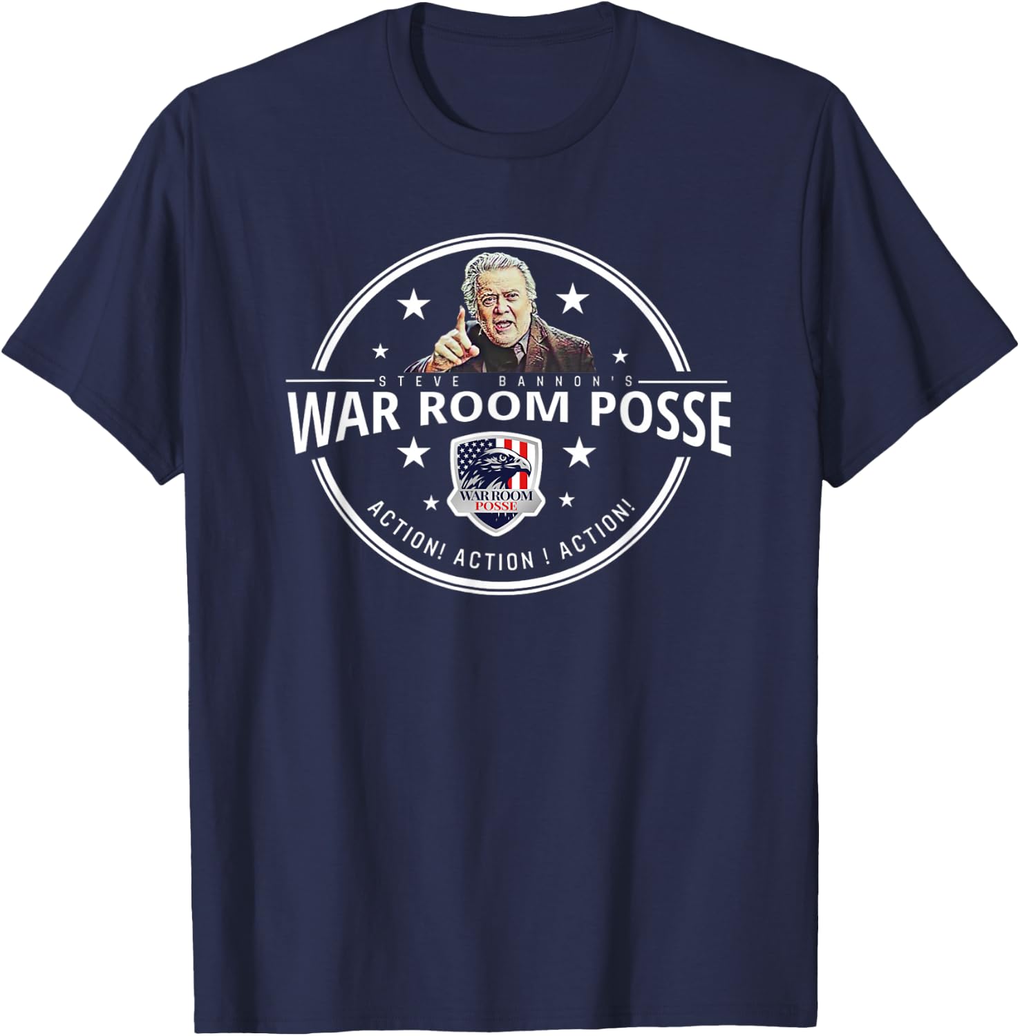 Bannon's War Room Posse Political Gift T-Shirt - T-Shirt | Navy