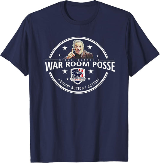 Bannon's War Room Posse Political Gift T-Shirt - T-Shirt | Navy