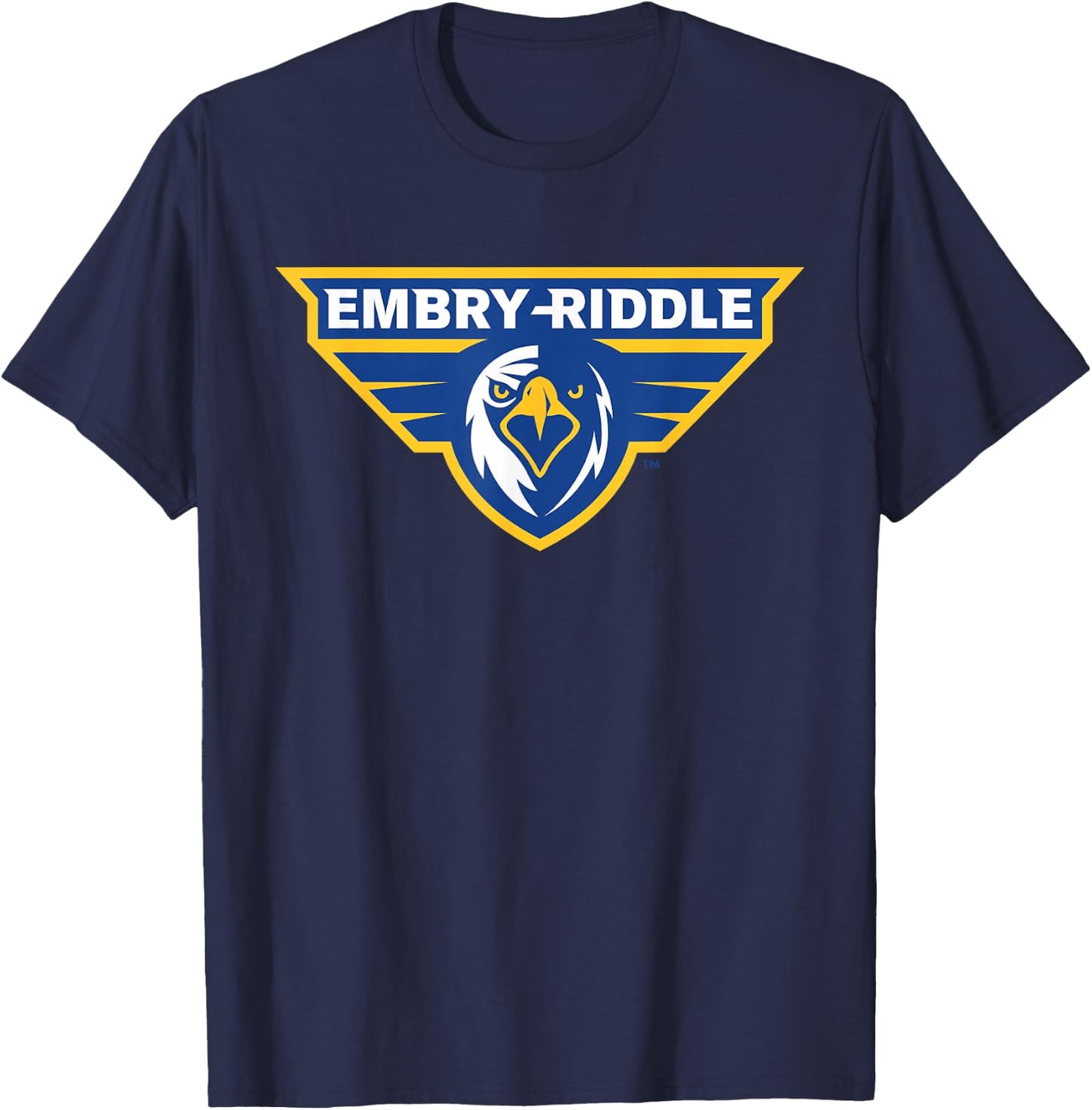 Embry Riddle University Eagles | Official NCAA | NCAFEMB001 T-Shirt - T-Shirt | Navy