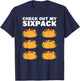 Taco Six Pack Fun Mexican Fitness Gym T-Shirt - T-Shirt | Navy
