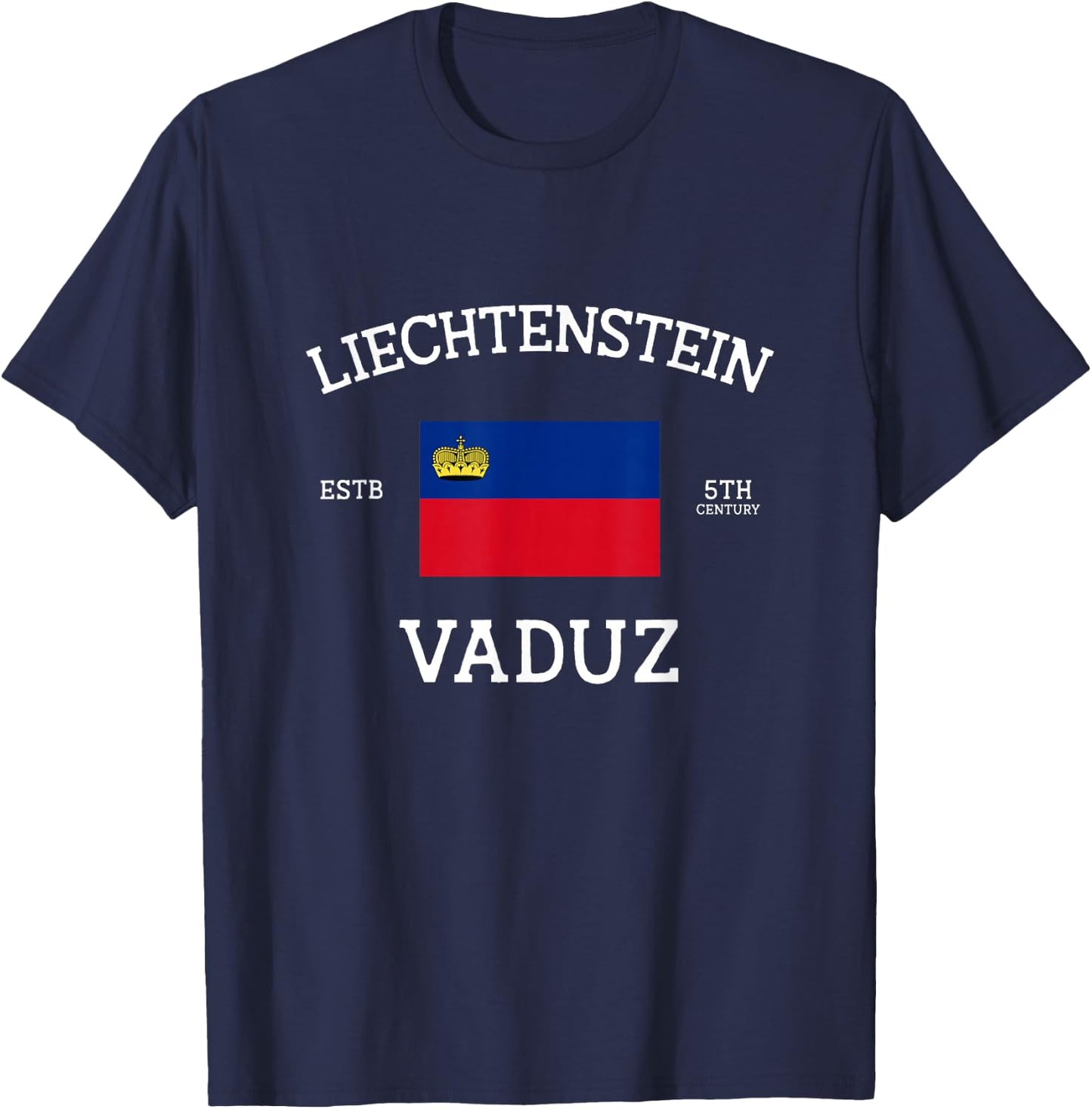 Liechtenstein History T-Shirt - T-Shirt | Navy