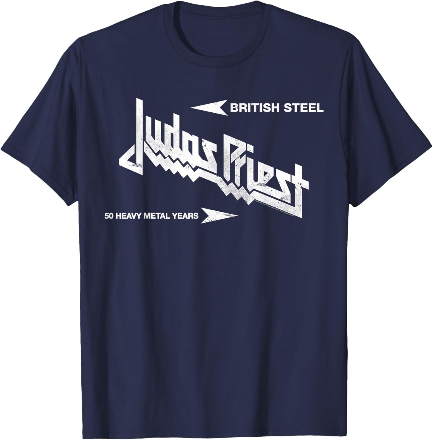 Judas Priest - British Steel T-Shirt - T-Shirt | Navy