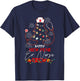 Christmas - Happy New Year ER Nurse Crew Reindeer Nurse - Black, Small - Women-Adults T-Shirt - T-Shirt | Navy