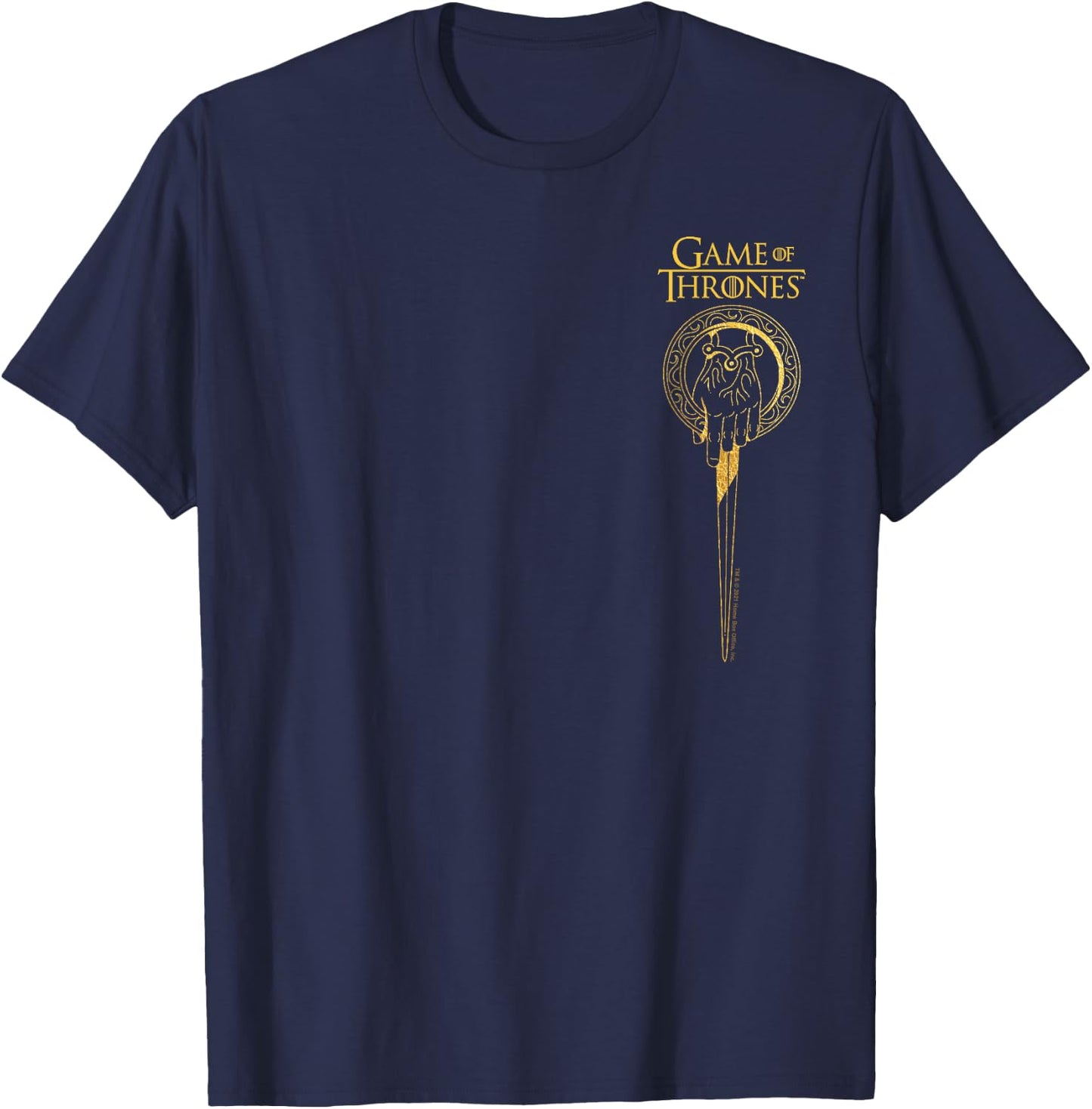 Game of Thrones Hand Crest Pocket Logo T-Shirt - T-Shirt | Navy
