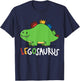 Legosaurus Legos Saurus T-Shirt - T-Shirt | Navy
